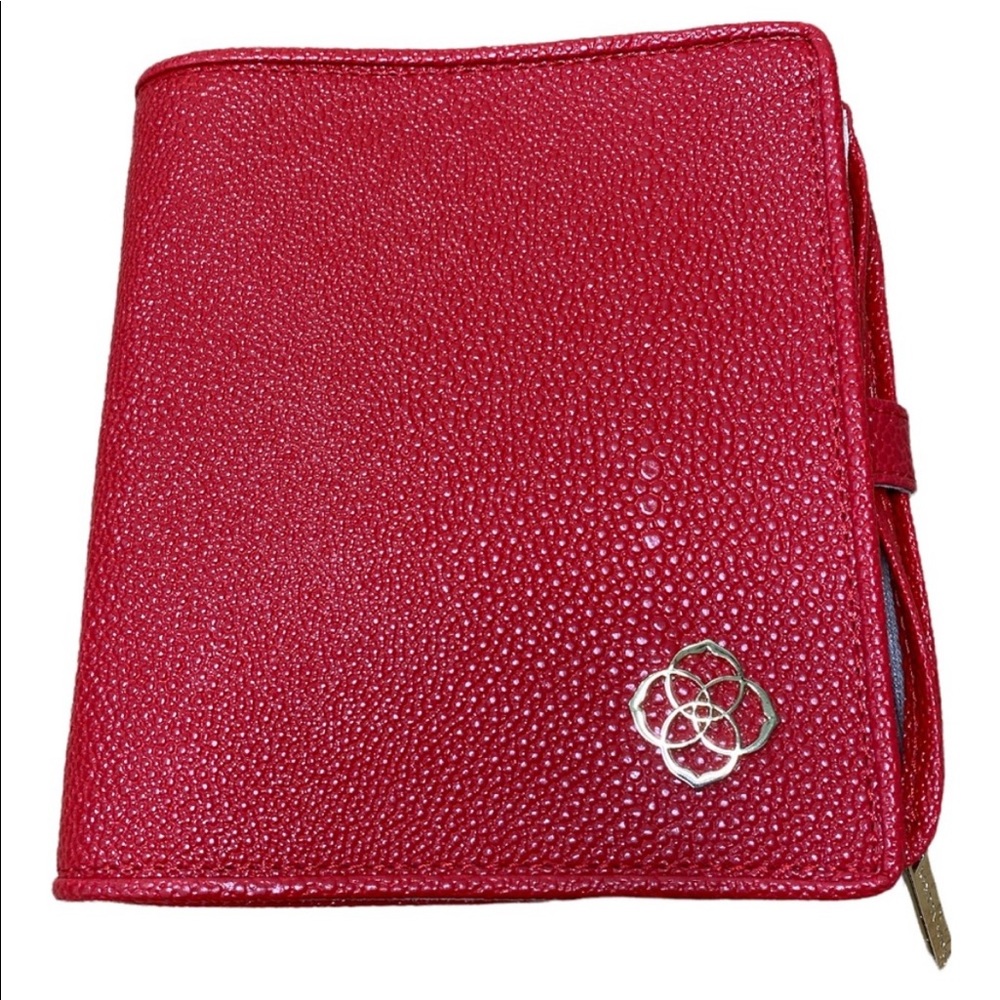 Kendra Scott The Zip Away Small Jewelry Organizer In Red Stingray NWT